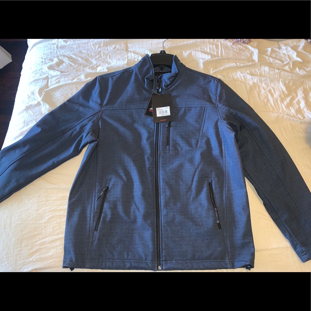 NWT Zeroxposur Men’s Blue Jacket Size Large